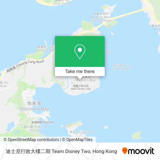 迪士尼行政大樓二期 Team Disney Two地圖
