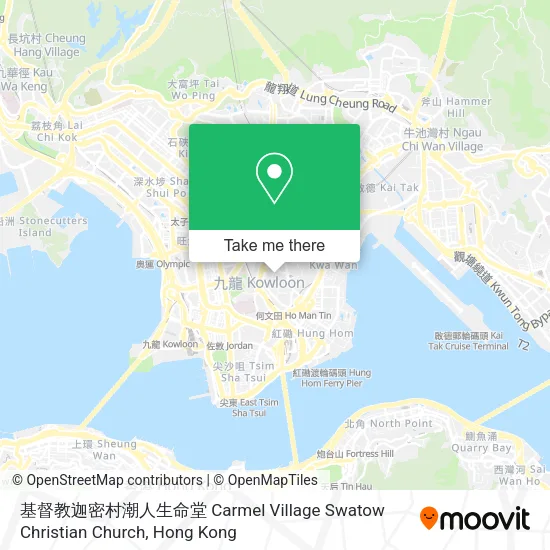 基督教迦密村潮人生命堂 Carmel Village Swatow Christian Church地圖