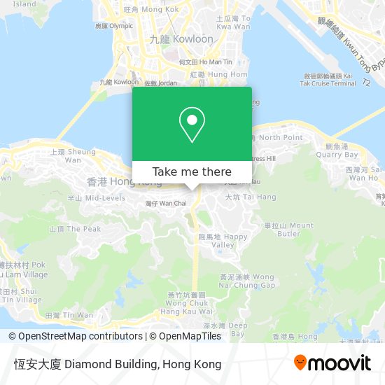 恆安大廈 Diamond Building map