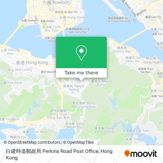 白建時道郵政局 Perkins Road Post Office map