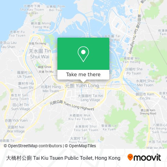 大橋村公廁 Tai Kiu Tsuen Public Toilet地圖