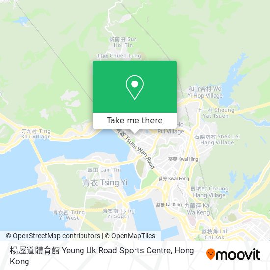 楊屋道體育館 Yeung Uk Road Sports Centre map