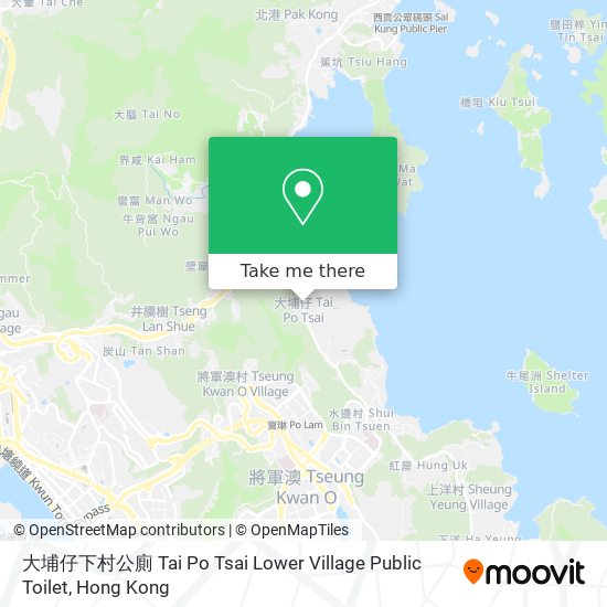 大埔仔下村公廁 Tai Po Tsai Lower Village Public Toilet map