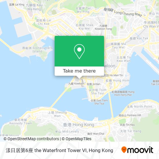 漾日居第6座 the Waterfront Tower VI map