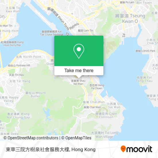 東華三院方樹泉社會服務大樓地圖