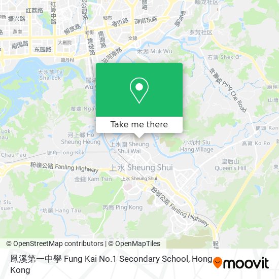 鳳溪第一中學 Fung Kai No.1 Secondary School map