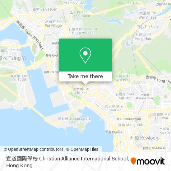 宣道國際學校 Christian Alliance International School map