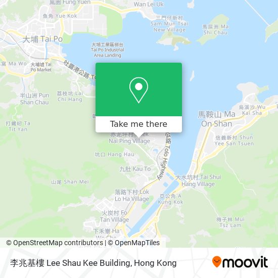 李兆基樓 Lee Shau Kee Building map