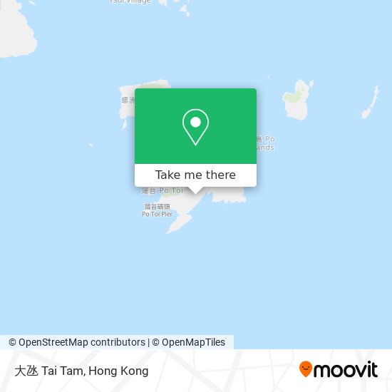 大氹 Tai Tam地圖