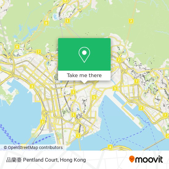 品蘭臺 Pentland Court map