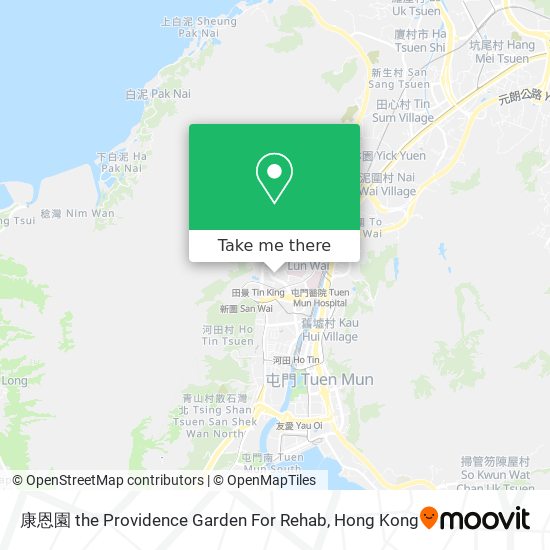 康恩園 the Providence Garden For Rehab map