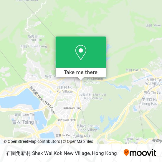 石圍角新村 Shek Wai Kok New Village map