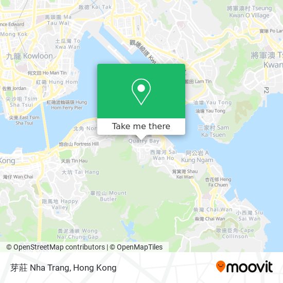 芽莊 Nha Trang map