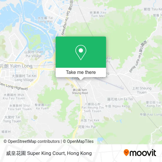 威皇花園 Super King Court map