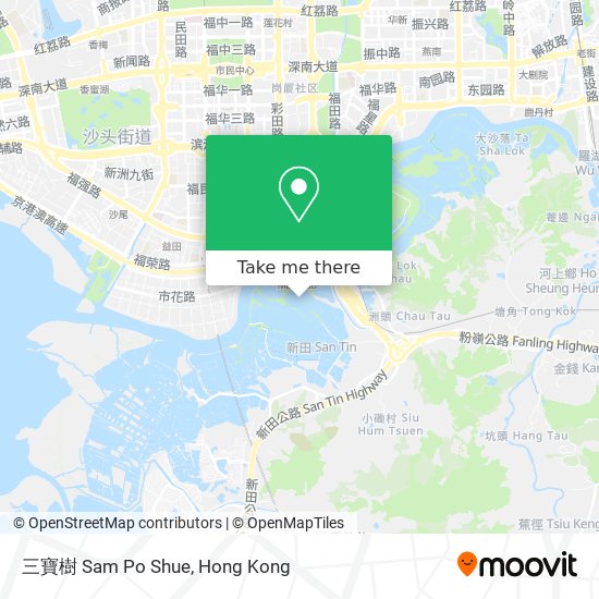 三寶樹 Sam Po Shue map