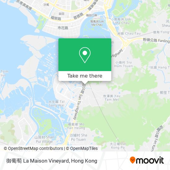 御葡萄 La Maison Vineyard map