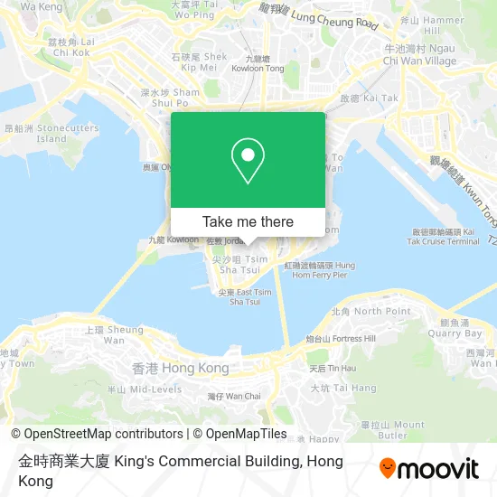 金時商業大廈 King's Commercial Building map