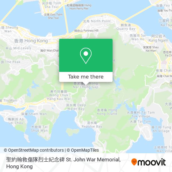 聖約翰救傷隊烈士紀念碑 St. John War Memorial map