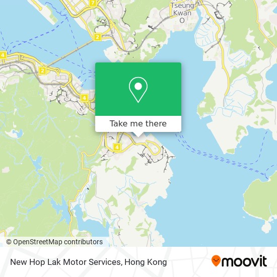 New Hop Lak Motor Services map