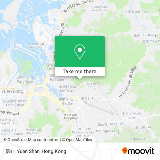 圓山 Yuen Shan地圖