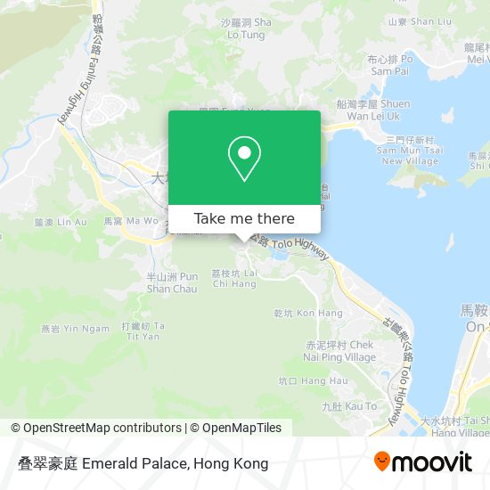 叠翠豪庭 Emerald Palace map