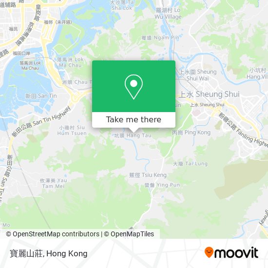 寶麗山莊 map