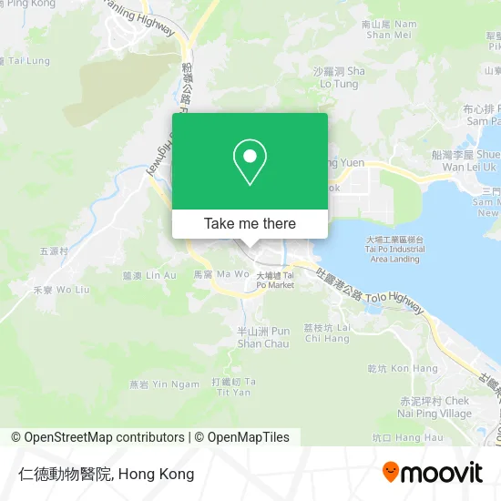 仁德動物醫院地圖