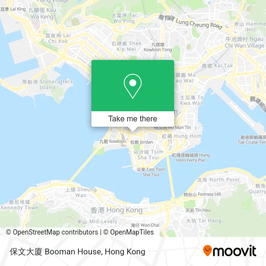 保文大廈 Booman House map