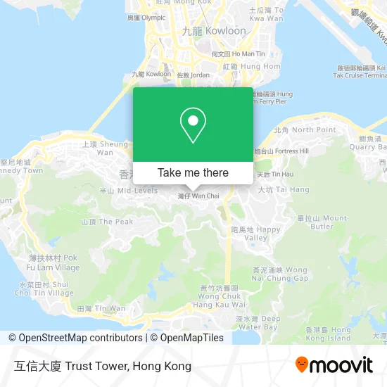 互信大廈 Trust Tower map