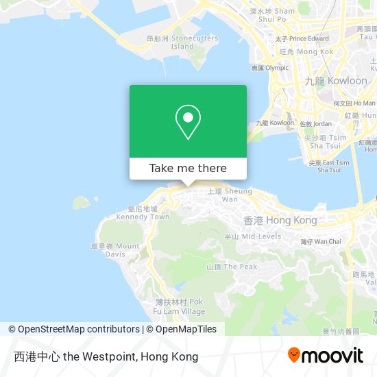 西港中心 the Westpoint地圖