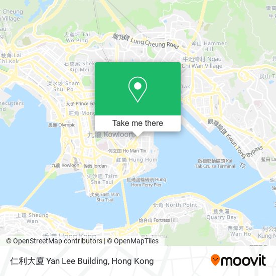 仁利大廈 Yan Lee Building map