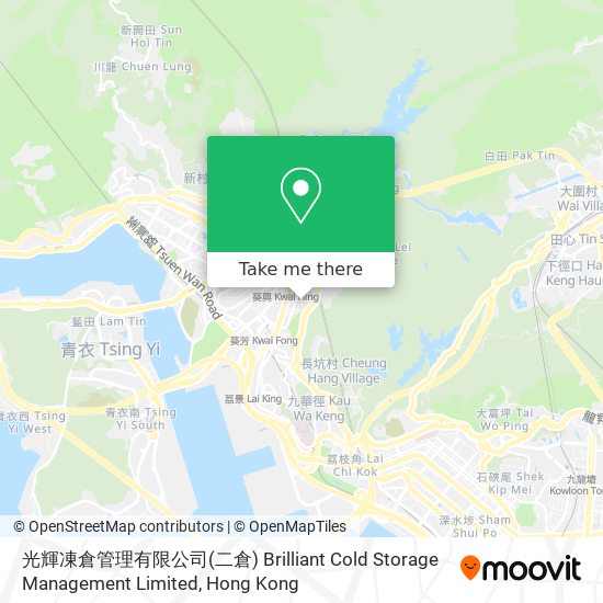 光輝凍倉管理有限公司(二倉) Brilliant Cold Storage Management Limited map