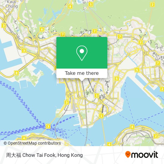 周大福 Chow Tai Fook map