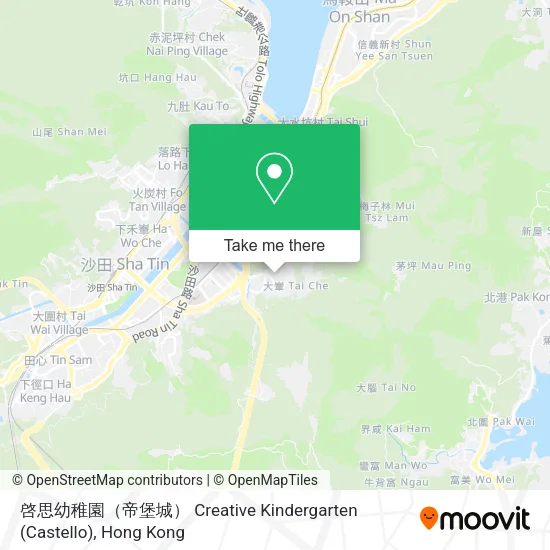 啓思幼稚園（帝堡城） Creative Kindergarten (Castello)地圖
