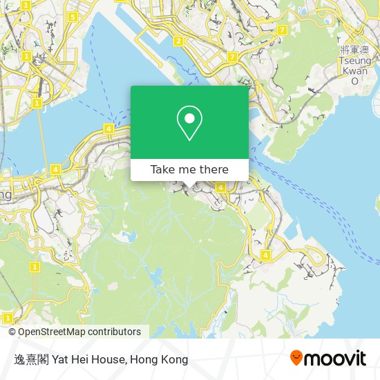 逸熹閣 Yat Hei House map