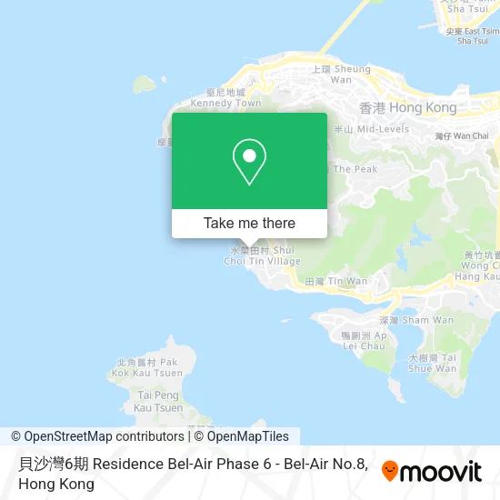 貝沙灣6期 Residence Bel-Air Phase 6 - Bel-Air No.8 map