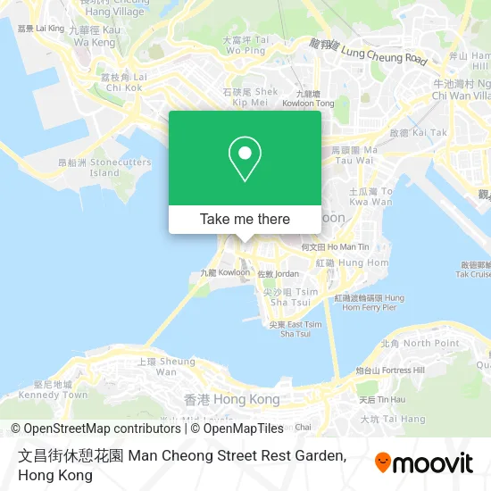 文昌街休憩花園 Man Cheong Street Rest Garden地圖