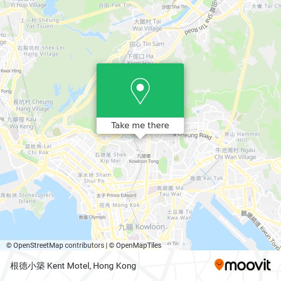 根德小築 Kent Motel map