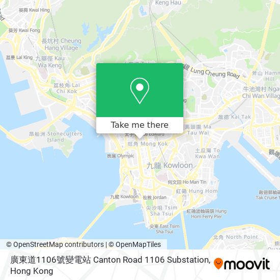 廣東道1106號變電站 Canton Road 1106 Substation地圖