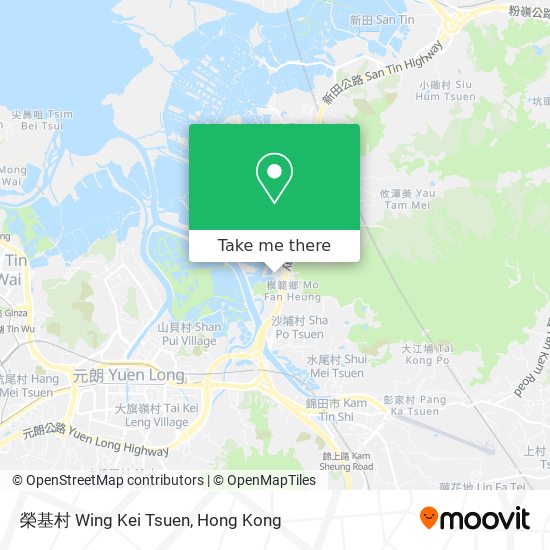 榮基村 Wing Kei Tsuen map