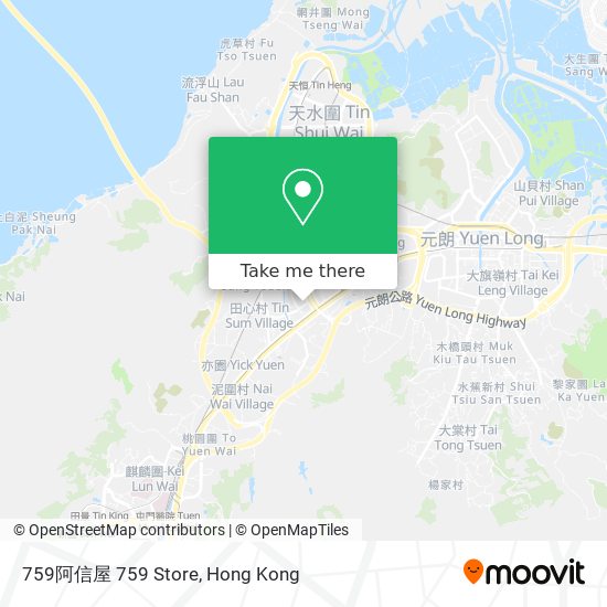 759阿信屋 759 Store map