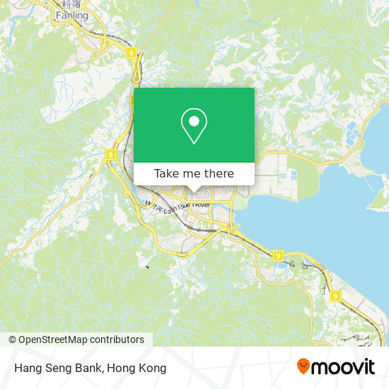 Hang Seng Bank map