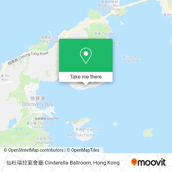 仙杜瑞拉宴會廳 Cinderella Ballroom map