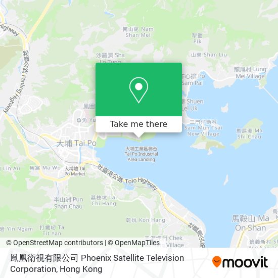 鳳凰衛視有限公司 Phoenix Satellite Television Corporation地圖