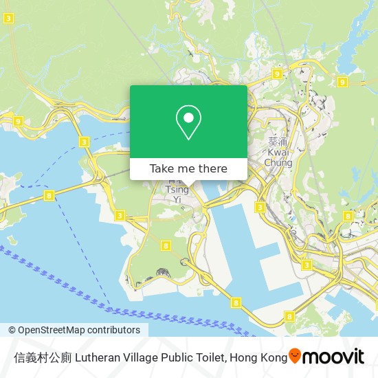 信義村公廁 Lutheran Village Public Toilet map