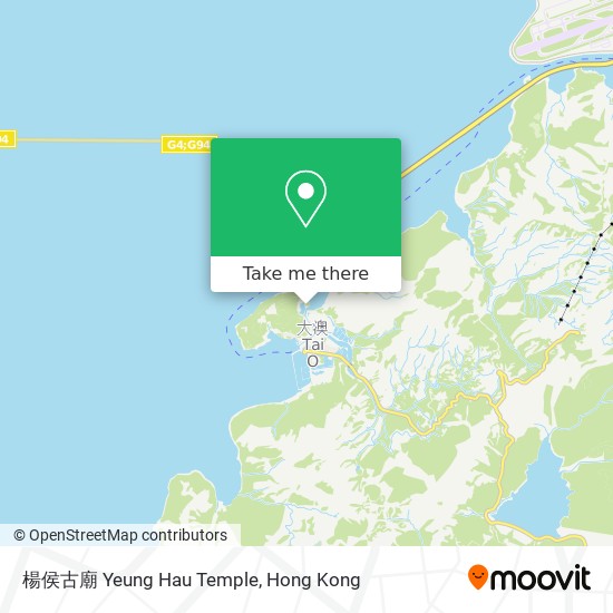 楊侯古廟 Yeung Hau Temple map