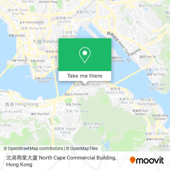 北港商業大廈 North Cape Commercial Building地圖