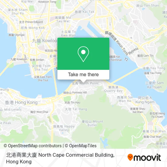 北港商業大廈 North Cape Commercial Building map
