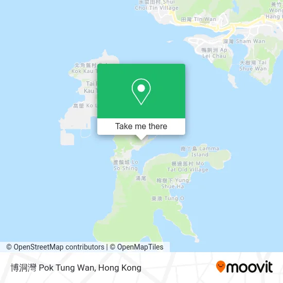 博洞灣 Pok Tung Wan map