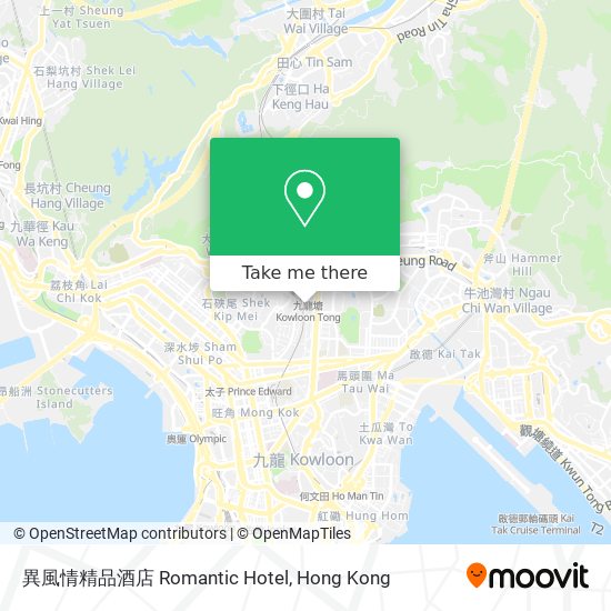 異風情精品酒店 Romantic Hotel map